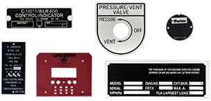 PHOTO SEAL & PHOTOSENSITIVE<br>Aluminum Nameplates